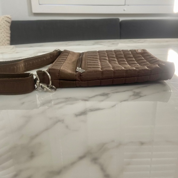 LUG waterproof crossbody bag in brown - Picture 6 of 7